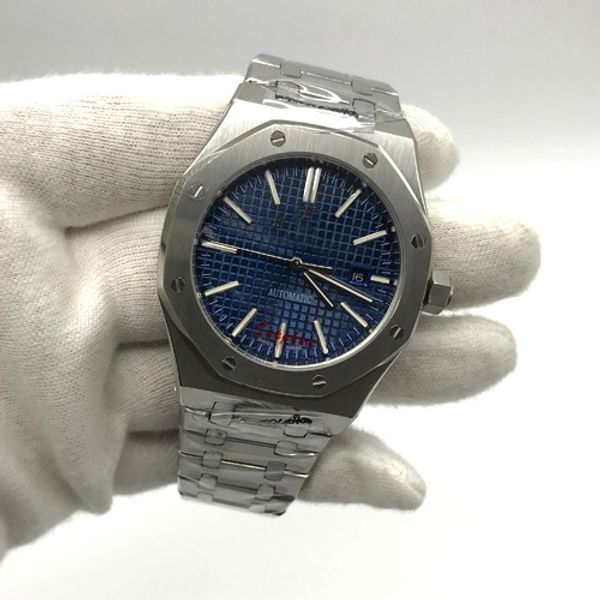 luxury automatic movement men watch royal blue dial blass back 316 stainless band original clasp mechanical watch montre homme, Slivery;brown
luxury automatic movement men watch royal blue dial blass back 316 stainless band original clasp mechanical watch montre homme, Slivery;brown