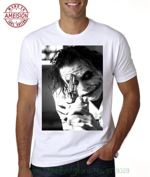 fashion summer paried tshirts joker heath ledger gun t-shirt new fashion brand funny tee shirt, White;black
fashion summer paried tshirts joker heath ledger gun t-shirt new fashion brand funny tee shirt, White;black