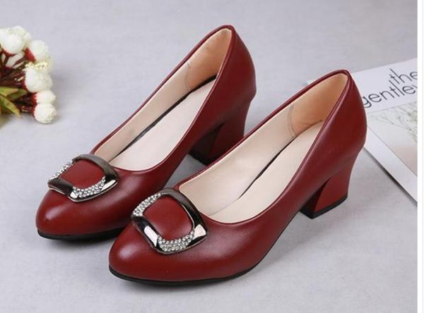 2019 women's shoes in spring and autumn with new style high heel coarse heel round head @369223, Black
2019 women's shoes in spring and autumn with new style high heel coarse heel round head @369223, Black