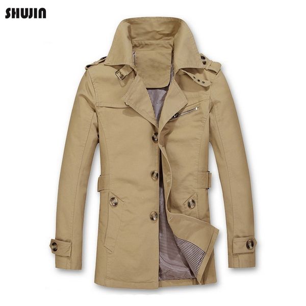 shujin 2019 cotton casual long jackets men trench windbreaker coat new male autumn winter solid lapel outwear plus size 5xl, Tan;black
shujin 2019 cotton casual long jackets men trench windbreaker coat new male autumn winter solid lapel outwear plus size 5xl, Tan;black