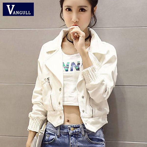 vangull new basic jeans jacket women white spring women coats and jackets slim short denim coat crop jacket feminina fashion, Black;brown
vangull new basic jeans jacket women white spring women coats and jackets slim short denim coat crop jacket feminina fashion, Black;brown