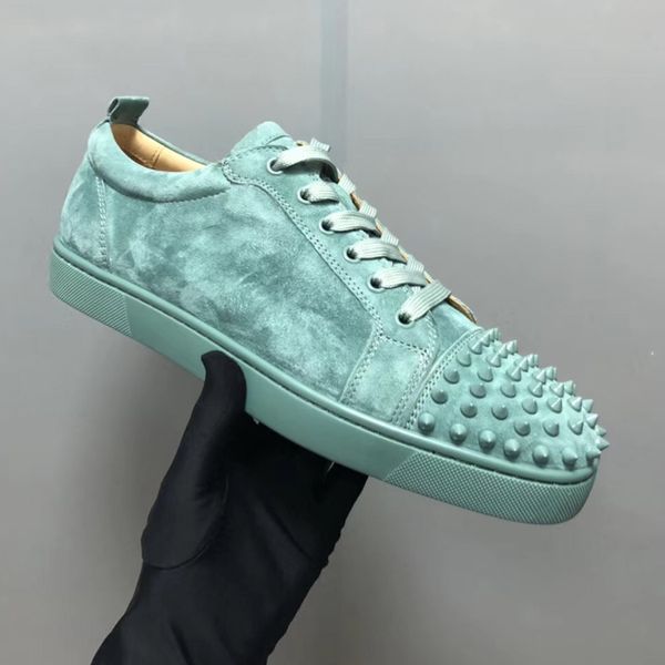 2019 sneaker studded spikes men trainers shoes grey new designer flats 100% genuine leather for us 5-12, Black
2019 sneaker studded spikes men trainers shoes grey new designer flats 100% genuine leather for us 5-12, Black