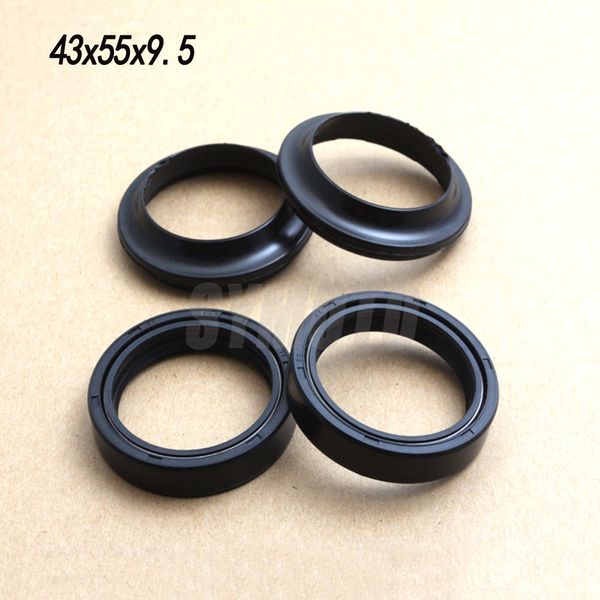 

43x55 /9.5 motorcycle front fork damper oil seal dust cover for gsx1300r xjr1200 xjr1300 mt-01 zx-6r 636 zx-10r zx-14r 43*55