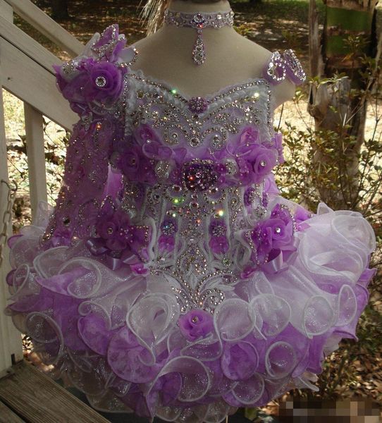 2019 lilac luxury crystal flower girls' dresses one shoulder ruffles organza piping custom made tiered pageant party gown formal wear, White;blue
2019 lilac luxury crystal flower girls' dresses one shoulder ruffles organza piping custom made tiered pageant party gown formal wear, White;blue
