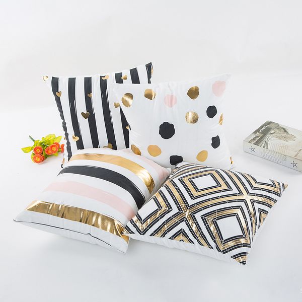 4 striped pillowcase super soft gold geometric pillowcase home sofa car pillow home decoration dhl xd22558
4 striped pillowcase super soft gold geometric pillowcase home sofa car pillow home decoration dhl xd22558