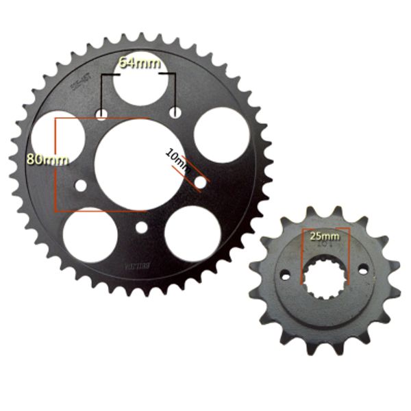 for nv400 steed400 nv600 steed 600 gear motorcycle front & rear sprocket geartransmission (525) 16t/45t
for nv400 steed400 nv600 steed 600 gear motorcycle front & rear sprocket geartransmission (525) 16t/45t