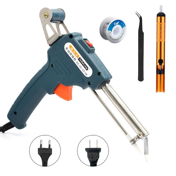 60w electric soldering iron automatic send tin gun soldering station solder sucker tweezers wire welding repair tool 110v 220v
60w electric soldering iron automatic send tin gun soldering station solder sucker tweezers wire welding repair tool 110v 220v
