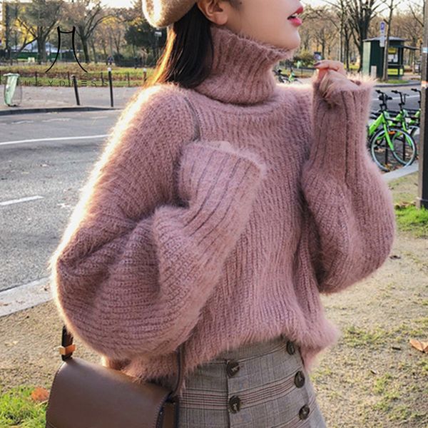 heydress 2020 cashmere turtleneck sweater women solid pullover korean vintage side split sweaters female knitted jumper, White;black
heydress 2020 cashmere turtleneck sweater women solid pullover korean vintage side split sweaters female knitted jumper, White;black