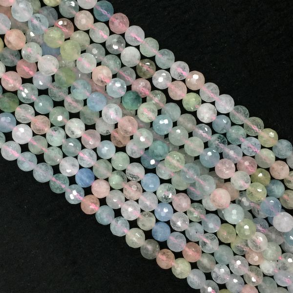 genuine natural clear multicolour green pink blue aquamarine beryl morganite faceted round small beads 15.5" 05899, Black
genuine natural clear multicolour green pink blue aquamarine beryl morganite faceted round small beads 15.5" 05899, Black
