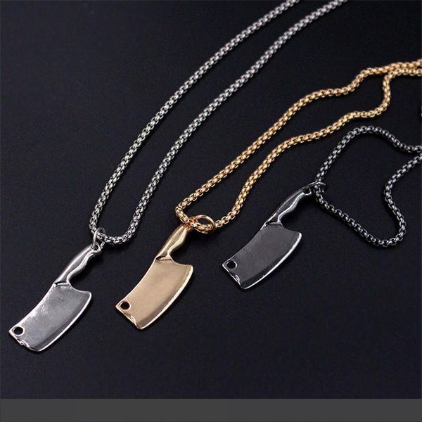 high polished stainless steel mini blade chef kitchen knife pendant necklaces for men women stainless steel hip hop jewelry, Silver
high polished stainless steel mini blade chef kitchen knife pendant necklaces for men women stainless steel hip hop jewelry, Silver