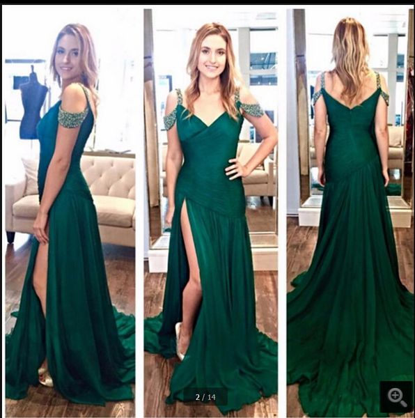 robe de soiree green chiffon mermaid formal evening dress off the shoulder v neckline pleated prom party evening dresses selling, Black;red
robe de soiree green chiffon mermaid formal evening dress off the shoulder v neckline pleated prom party evening dresses selling, Black;red