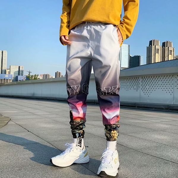 2020 ins japan sweatpants loose hip hop dance pants beam gradient couples oversized pants streetwear men street fashion, Black
2020 ins japan sweatpants loose hip hop dance pants beam gradient couples oversized pants streetwear men street fashion, Black