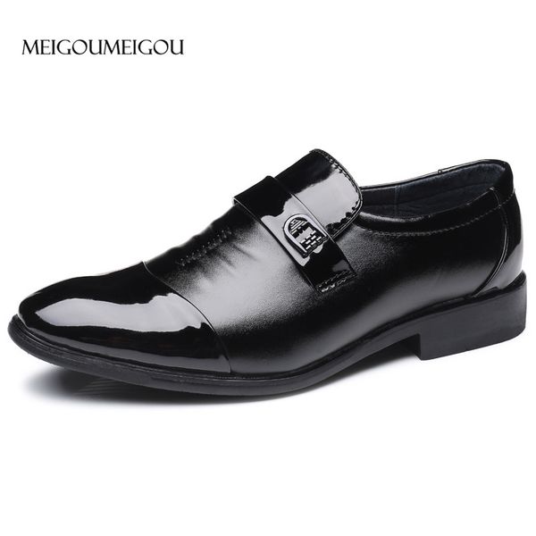 2018 new men dress shoes slip on comfortable men leather shoes rubber outsole flats sequin business, Black
2018 new men dress shoes slip on comfortable men leather shoes rubber outsole flats sequin business, Black