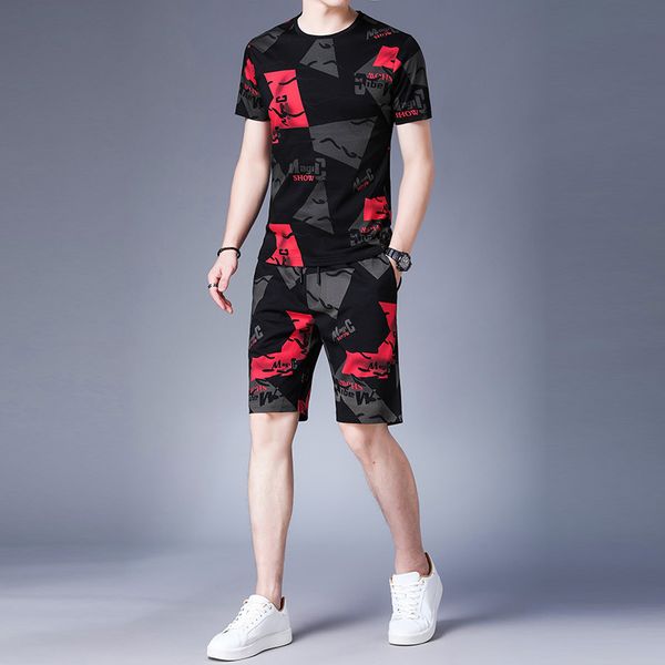 men mercerized wool two-piece suit the new 2020 summer men's wear round collar printed t-shirts men's elastic shorts, Gray
men mercerized wool two-piece suit the new 2020 summer men's wear round collar printed t-shirts men's elastic shorts, Gray