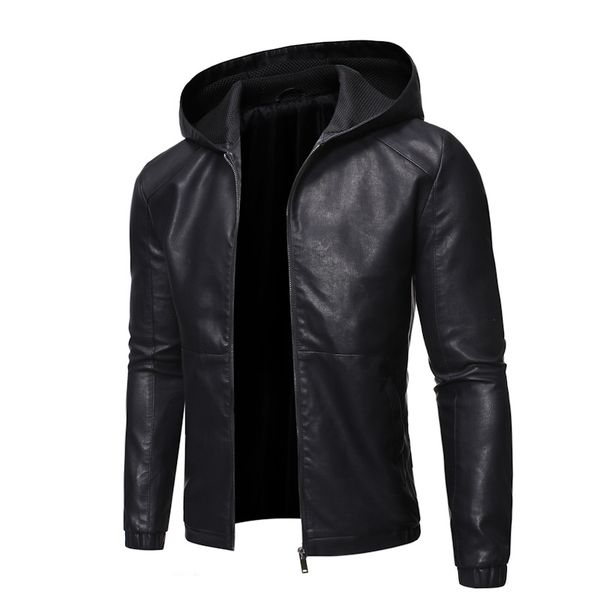 autumn winter fashion slim fit large size mens hooded leather jacket faux leather moto biker jacket men black pu coat male 3xl
autumn winter fashion slim fit large size mens hooded leather jacket faux leather moto biker jacket men black pu coat male 3xl