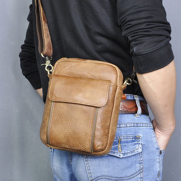 fashion original leather male multi-function vertical messenger satchel 8" tablet shoulder bag fanny waist belt pack men 2075
fashion original leather male multi-function vertical messenger satchel 8" tablet shoulder bag fanny waist belt pack men 2075