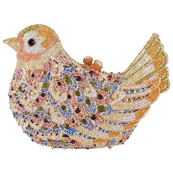 women fashion diamond golden bird-shaped handbag lady's crystal one shoulder banquet evening bags female rhinestones clutches
women fashion diamond golden bird-shaped handbag lady's crystal one shoulder banquet evening bags female rhinestones clutches