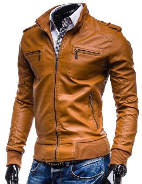 mens leather jackets coats leather clothing motorcycle jacket slim stand collar male autumn thick winter warm clothing coats, Black
mens leather jackets coats leather clothing motorcycle jacket slim stand collar male autumn thick winter warm clothing coats, Black