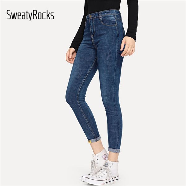 sweatyrocks rolled edge pocket detail pants streetwear blue high waist women skinny jeans 2019 spring casual tapered denim pants
sweatyrocks rolled edge pocket detail pants streetwear blue high waist women skinny jeans 2019 spring casual tapered denim pants
