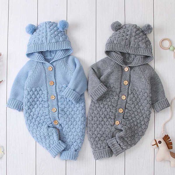 new 2020 baby boys girls hooded rompers clothes children infant baby boy girl kids knitting long sleeve rompers, Blue
new 2020 baby boys girls hooded rompers clothes children infant baby boy girl kids knitting long sleeve rompers, Blue