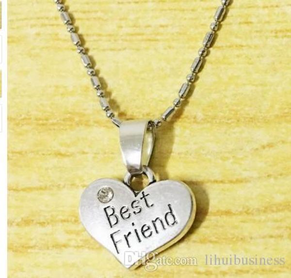 10pc/lot 2 styles friend necklace long distance friendship sisters jewelry gift drop shipping new arrival jewelry pendant necklace, Silver
10pc/lot 2 styles friend necklace long distance friendship sisters jewelry gift drop shipping new arrival jewelry pendant necklace, Silver