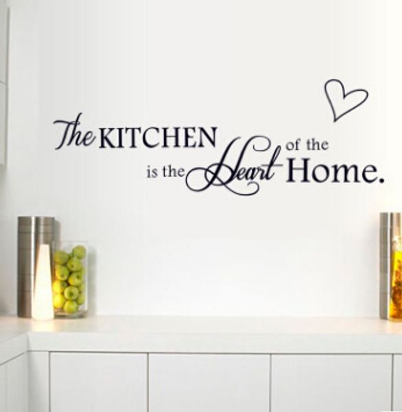 kitchen wall decal the kitchen is heart of the home letter pattern wall stickers pvc removable home decor diy wall art murals
kitchen wall decal the kitchen is heart of the home letter pattern wall stickers pvc removable home decor diy wall art murals