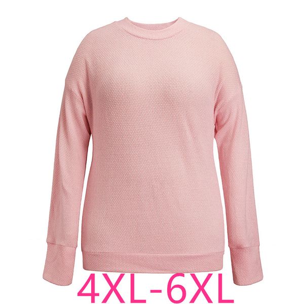 2019 new autumn winter plus size for women long sleeve knit large o neck casual loose sweater pullover pink 4xl 5xl 6xl 7xl, White;black
2019 new autumn winter plus size for women long sleeve knit large o neck casual loose sweater pullover pink 4xl 5xl 6xl 7xl, White;black