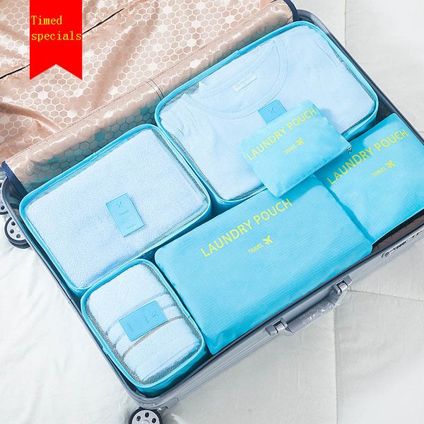 6 pcs travel storage bag set case shoes packing cube bag for clothes tidy organizer wardrobe suitcase pouch travel organizer
6 pcs travel storage bag set case shoes packing cube bag for clothes tidy organizer wardrobe suitcase pouch travel organizer