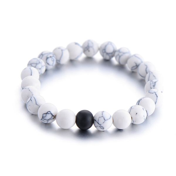 2pcs/set couples distance bracelet classic natural stone white and black yin yang beaded bracelets for men women friend hot
2pcs/set couples distance bracelet classic natural stone white and black yin yang beaded bracelets for men women friend hot
