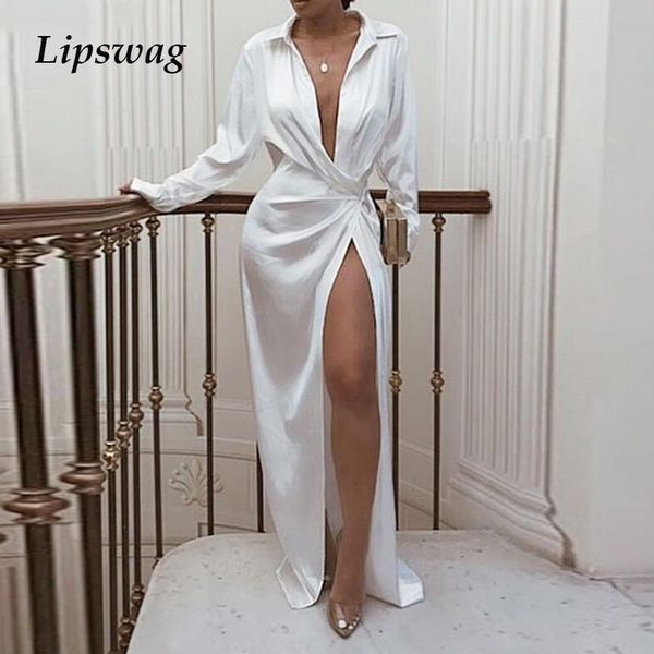 lipswag autumn turn-down collar long sleeve party dress women high split irregular dress ladies elegant floor length, Black;gray
lipswag autumn turn-down collar long sleeve party dress women high split irregular dress ladies elegant floor length, Black;gray