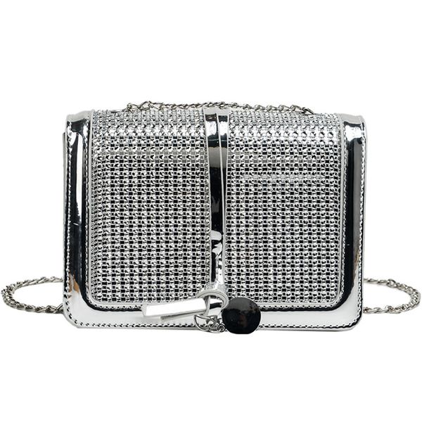 2019 summer fashion new flip small square bag quality pu leather women's handbag diamond chain shoulder messenger bag
2019 summer fashion new flip small square bag quality pu leather women's handbag diamond chain shoulder messenger bag
