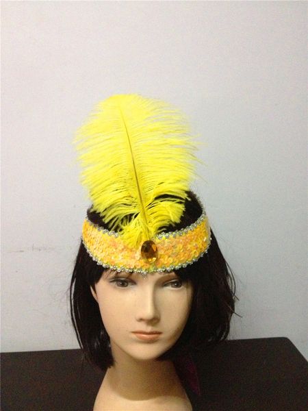 latest feather hair bands halloween fancy party sequins dress up diamond headband cosplay feather headdress
latest feather hair bands halloween fancy party sequins dress up diamond headband cosplay feather headdress