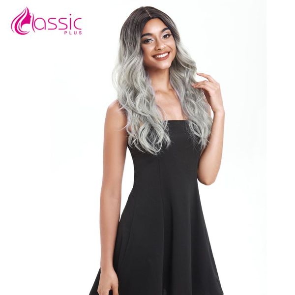 classic plus ombre grey blonde lace front wig synthetic hair long body wave wigs for black women silver frontal wig curly hair
classic plus ombre grey blonde lace front wig synthetic hair long body wave wigs for black women silver frontal wig curly hair