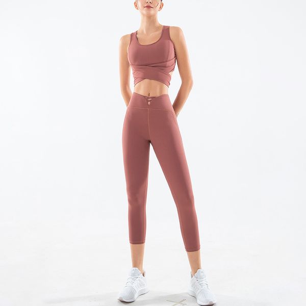 3 colors womens yoga suit cross beauty back bow-knot sleeveless sports tight slim fit breathable yoga clothes tracksuits two-piece
3 colors womens yoga suit cross beauty back bow-knot sleeveless sports tight slim fit breathable yoga clothes tracksuits two-piece