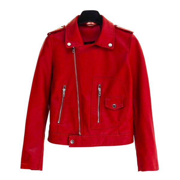 2019 women leather jacket spring autumn slim short coat turn-down collar zipper casual outwear motorcycle female leather jackets, Black
2019 women leather jacket spring autumn slim short coat turn-down collar zipper casual outwear motorcycle female leather jackets, Black