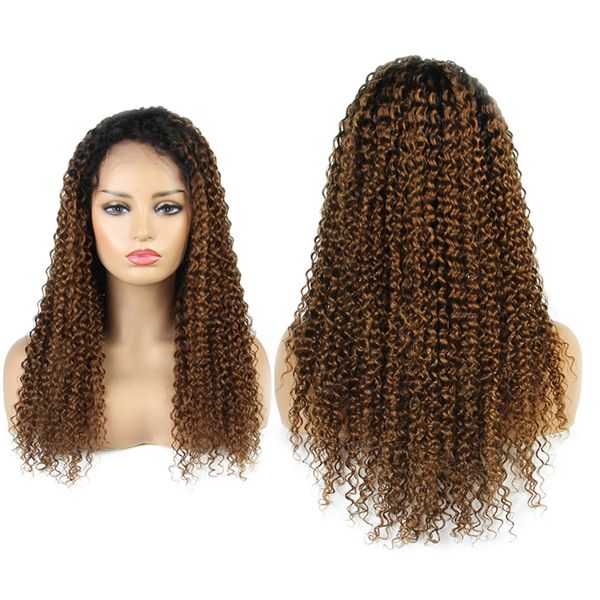 glueless human hair lace front wig remy brazilian hair curly ombre color full lace wigs preplucked hairline, Black;brown
glueless human hair lace front wig remy brazilian hair curly ombre color full lace wigs preplucked hairline, Black;brown
