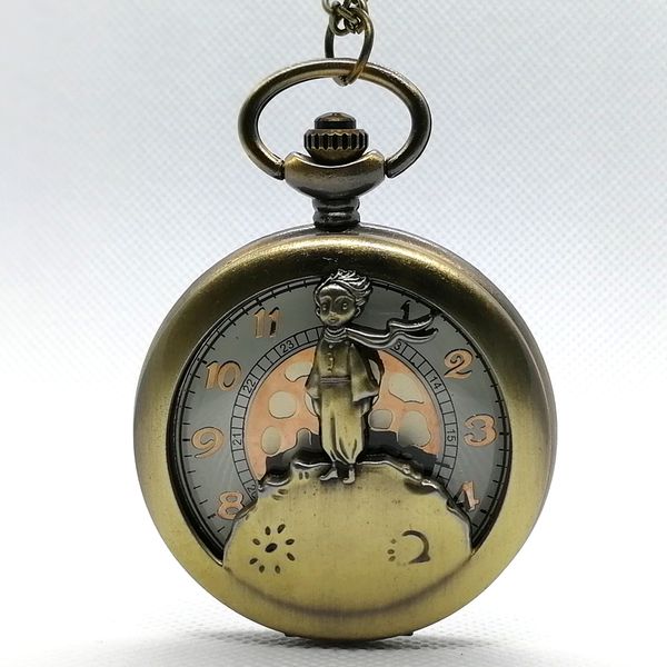 fashion bronze the little prince hollow gold dial quartz pocket watch analog pendant necklace mens womens kids gifts reloj p933, Slivery;golden
fashion bronze the little prince hollow gold dial quartz pocket watch analog pendant necklace mens womens kids gifts reloj p933, Slivery;golden