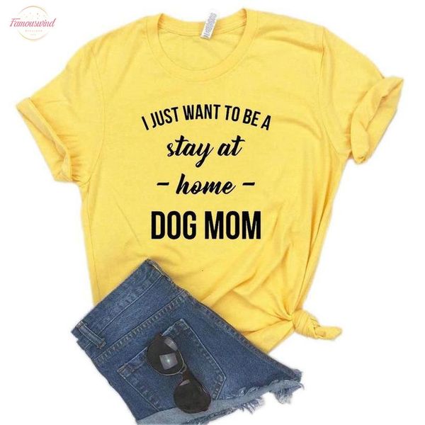 i just want to be a stay at home dog mom tshirt cotton t shirt gift for lady yong girl top, White
i just want to be a stay at home dog mom tshirt cotton t shirt gift for lady yong girl top, White
