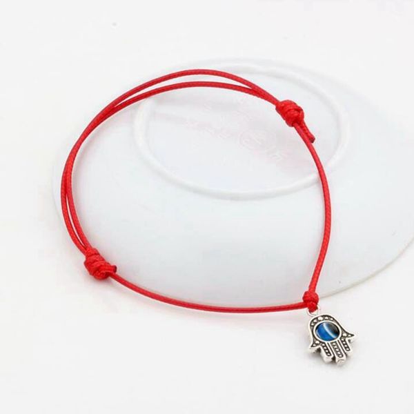 100pcs hamsa hand string evil eye lucky red color wax cord spiritual bracelets success protection, Bronze;silver
100pcs hamsa hand string evil eye lucky red color wax cord spiritual bracelets success protection, Bronze;silver