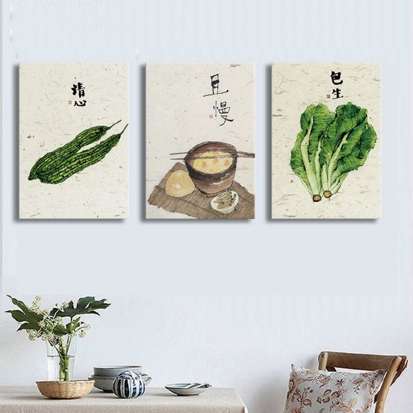 chinese table culture bitter gourd lettuce chopsticks snack wall art canvas painting home decoration pictures for living room
chinese table culture bitter gourd lettuce chopsticks snack wall art canvas painting home decoration pictures for living room
