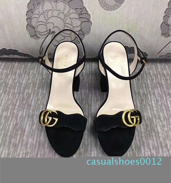 must have branded women leather platform high heel sandal designer lady adjustable ankle strap rubber sole sandal c12, Black
must have branded women leather platform high heel sandal designer lady adjustable ankle strap rubber sole sandal c12, Black