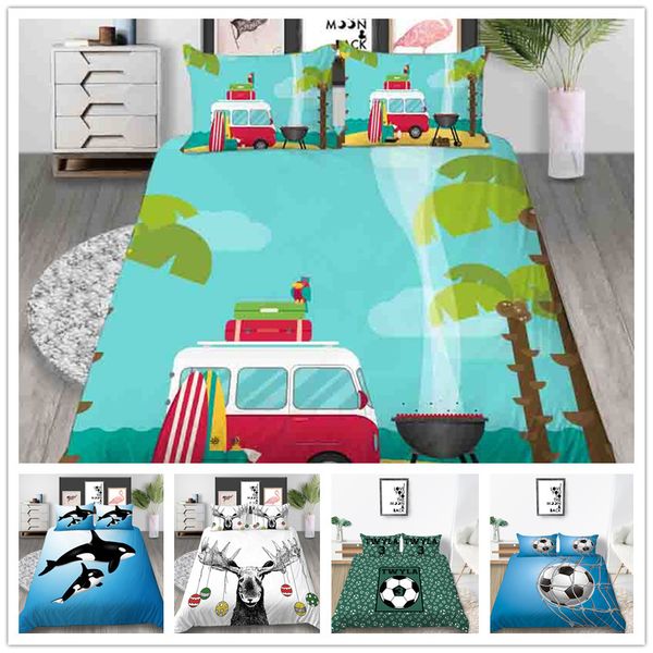 cartoon series bedding set twin full size comforter cover 2/3pcs with football car dolphin of bedding cover suit
cartoon series bedding set twin full size comforter cover 2/3pcs with football car dolphin of bedding cover suit