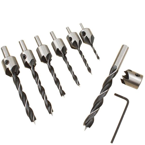 countersink drill bits set woodworking reamer chamfer tool 3-10mm pre-drill counterbore drill bits made for screw
countersink drill bits set woodworking reamer chamfer tool 3-10mm pre-drill counterbore drill bits made for screw