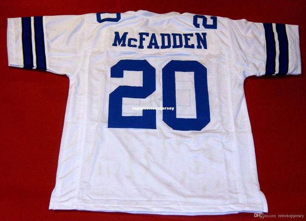 retro #20 darren mcfadden custom mitchell & ness jersey white mens stitching s-5xl,6xl football jerseys running, Black;blue 
retro #20 darren mcfadden custom mitchell & ness jersey white mens stitching s-5xl,6xl football jerseys running, Black;blue