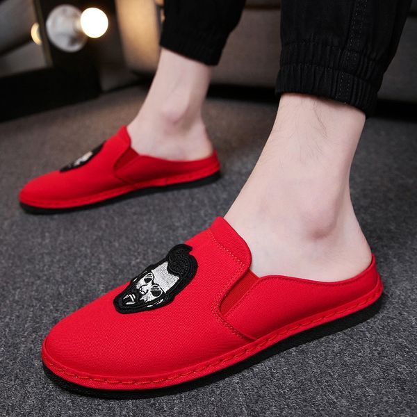 summer men slippers men shoes summer sandals lightweight slides canvas footwear mens breathable casual shoe, Blue;gray
summer men slippers men shoes summer sandals lightweight slides canvas footwear mens breathable casual shoe, Blue;gray