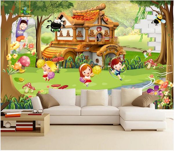 custom 3d p mural wall stickers fantasy forest story beautiful children's room mural home decoration art pictures paper for kids room
custom 3d p mural wall stickers fantasy forest story beautiful children's room mural home decoration art pictures paper for kids room