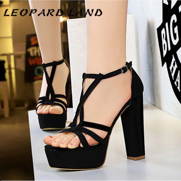 sandals leopard land 13cm ultra-high heel waterproof platform thick fashion high heels roman hollow t-shaped women's ds, Black
sandals leopard land 13cm ultra-high heel waterproof platform thick fashion high heels roman hollow t-shaped women's ds, Black
