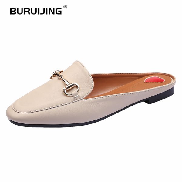 2020 women flat slippers summer ladies leather slip on casual shoes woman comfortable slides fashion female mules footwear new, Black
2020 women flat slippers summer ladies leather slip on casual shoes woman comfortable slides fashion female mules footwear new, Black