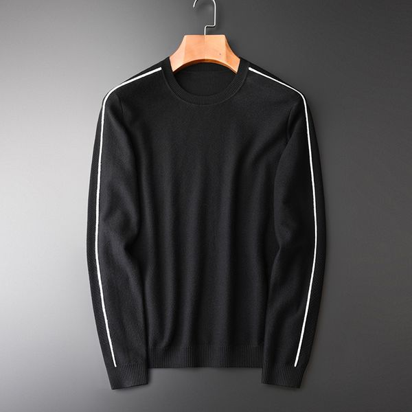 minglu round collar sweater men autumn winter sleeve spliced black sweater male plus size 4xl comfortable luxury pullover men, White;black
minglu round collar sweater men autumn winter sleeve spliced black sweater male plus size 4xl comfortable luxury pullover men, White;black