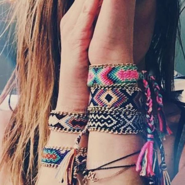 new 12 colors braided bracelet summer handmade weave rainbow bracelet infinity bracelet lucky friendship hand strap with metal side, Golden;silver
new 12 colors braided bracelet summer handmade weave rainbow bracelet infinity bracelet lucky friendship hand strap with metal side, Golden;silver